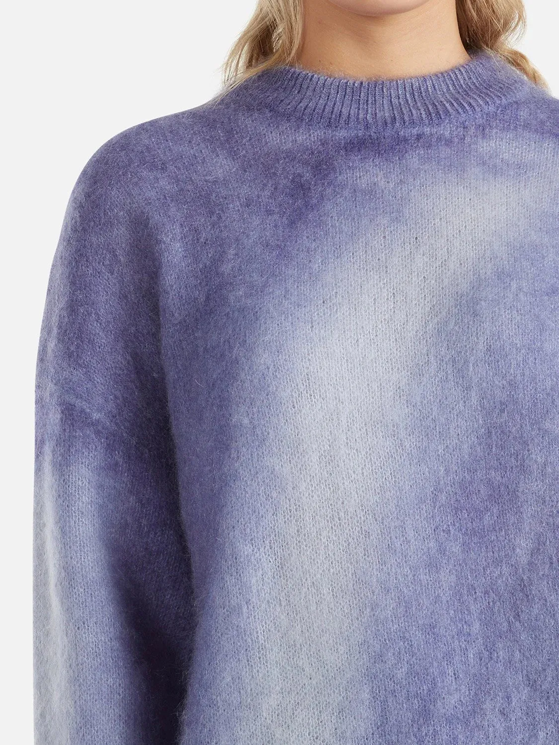 Ena Pelly      ENA PELLY - DELILAH KNIT PULLOVER (IRIS SWIRL)