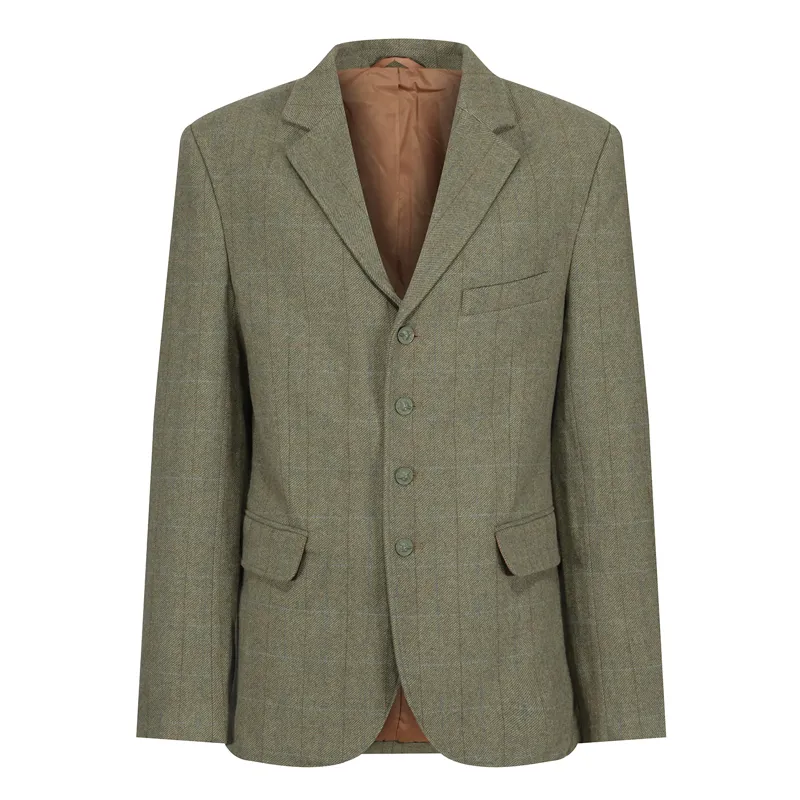 Equetech Men's Thornborough Classic Tweed Jacket in Green - WEB EXCLUSIVE