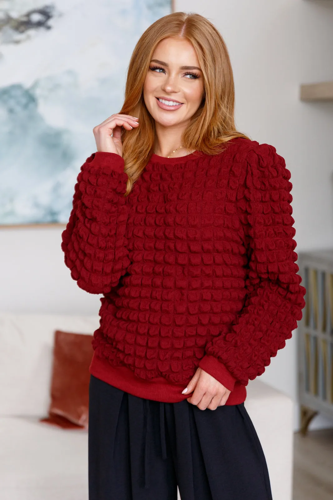 Evelyn Bubble Pullover