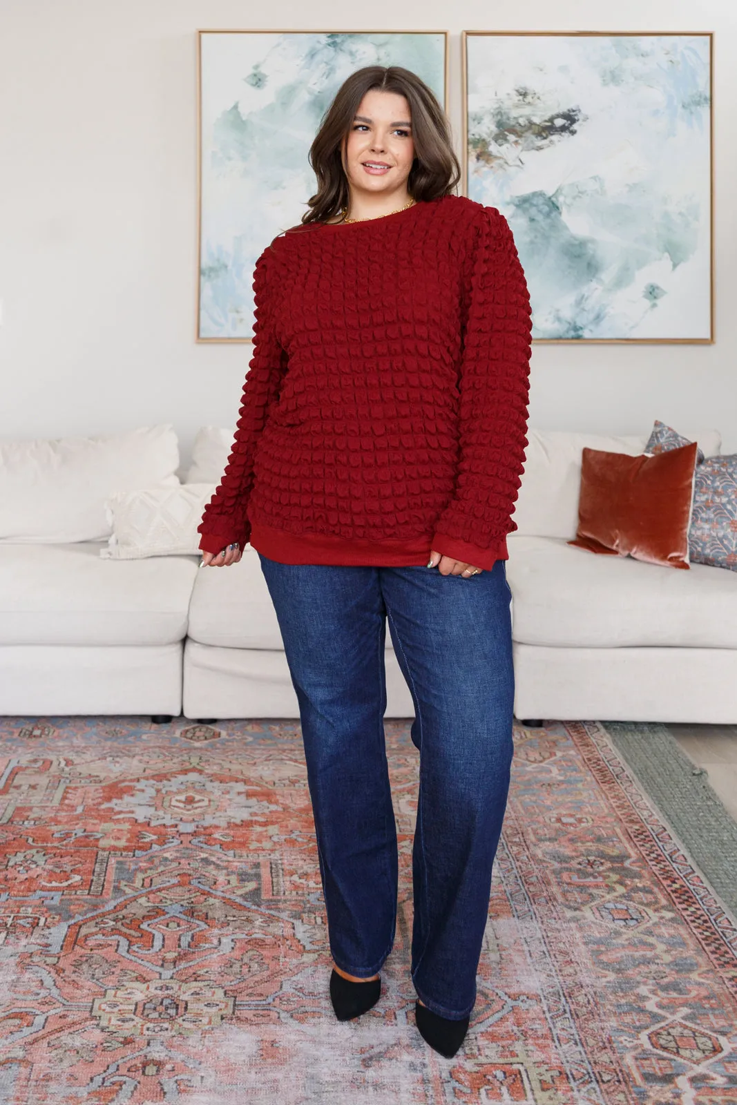 Evelyn Bubble Pullover