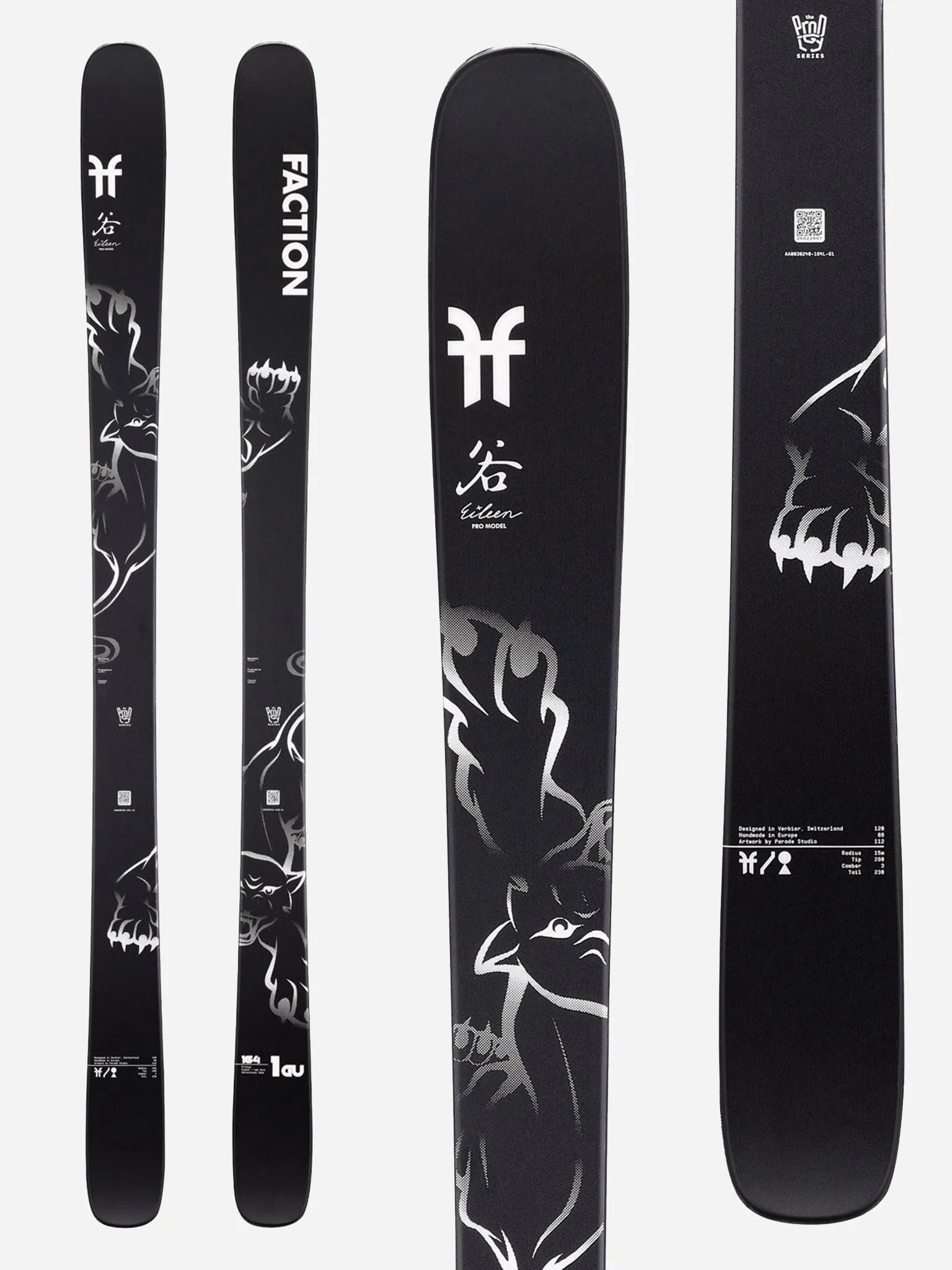     Faction  Limited Edition Prodigy 1 GU Skis 2024    