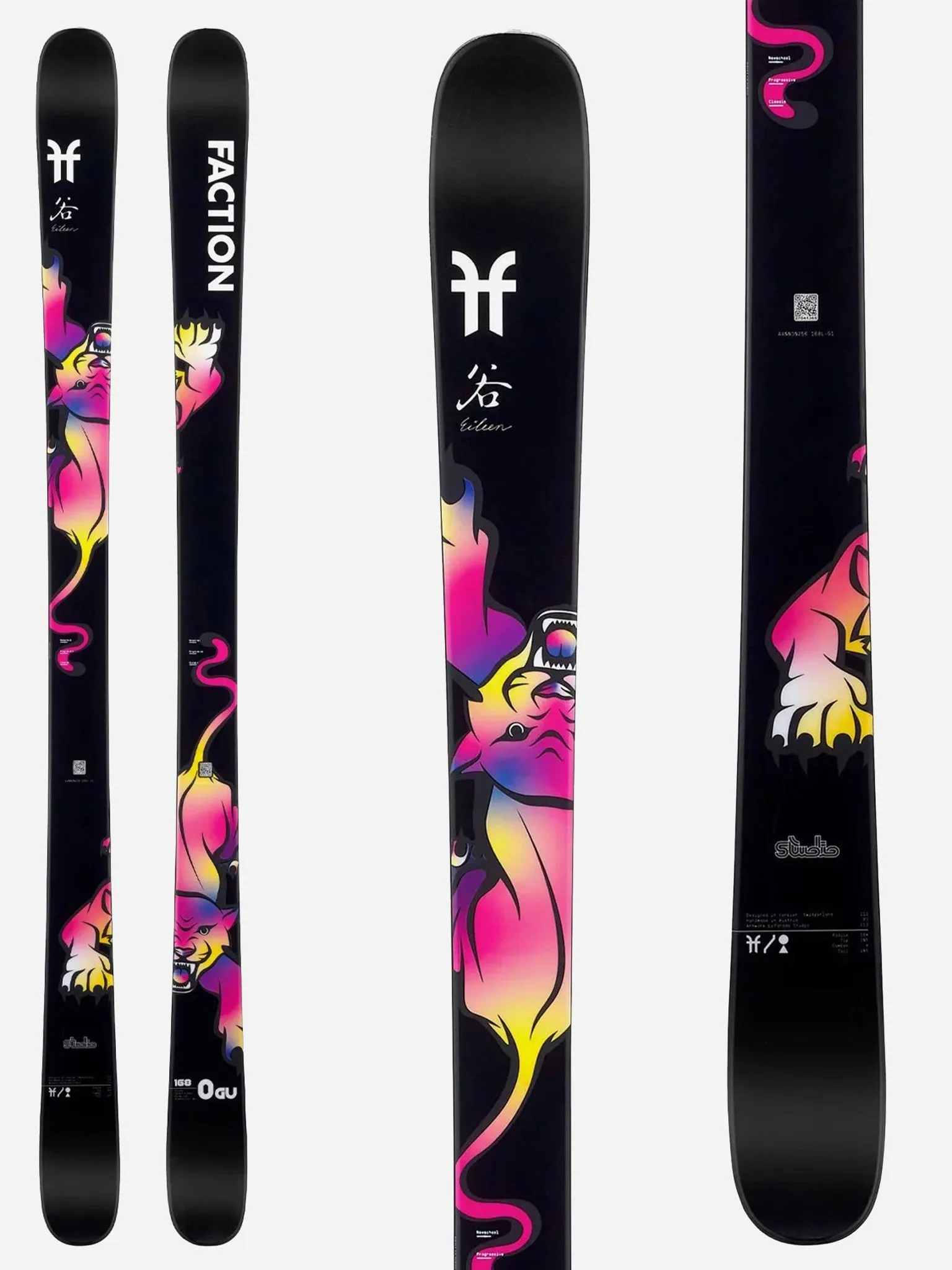     Faction  Limited Edition Studio 0 Gu Skis 2024    