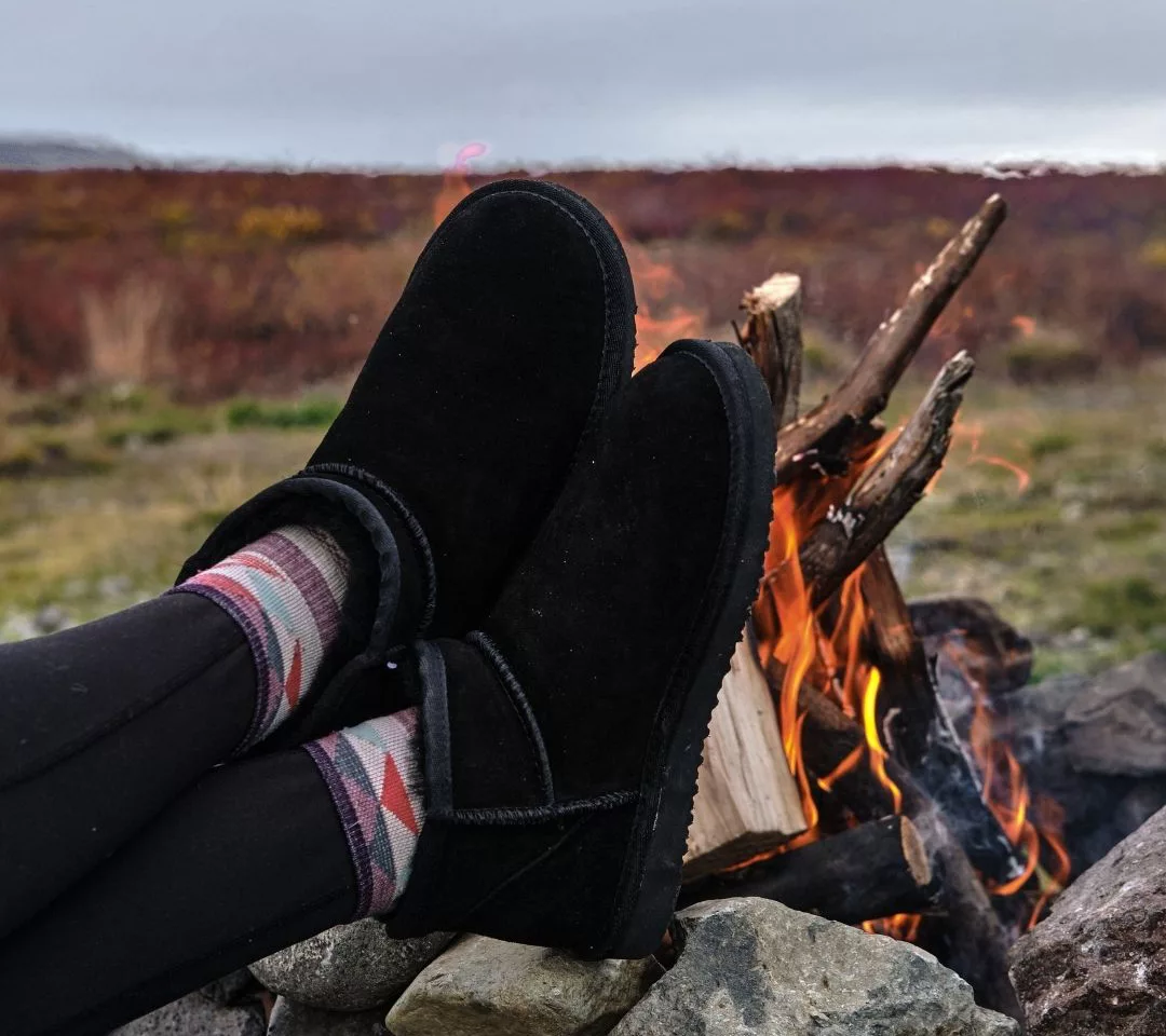 Fireside by Dearfoams Women's Shearling Ankle Mini Boot