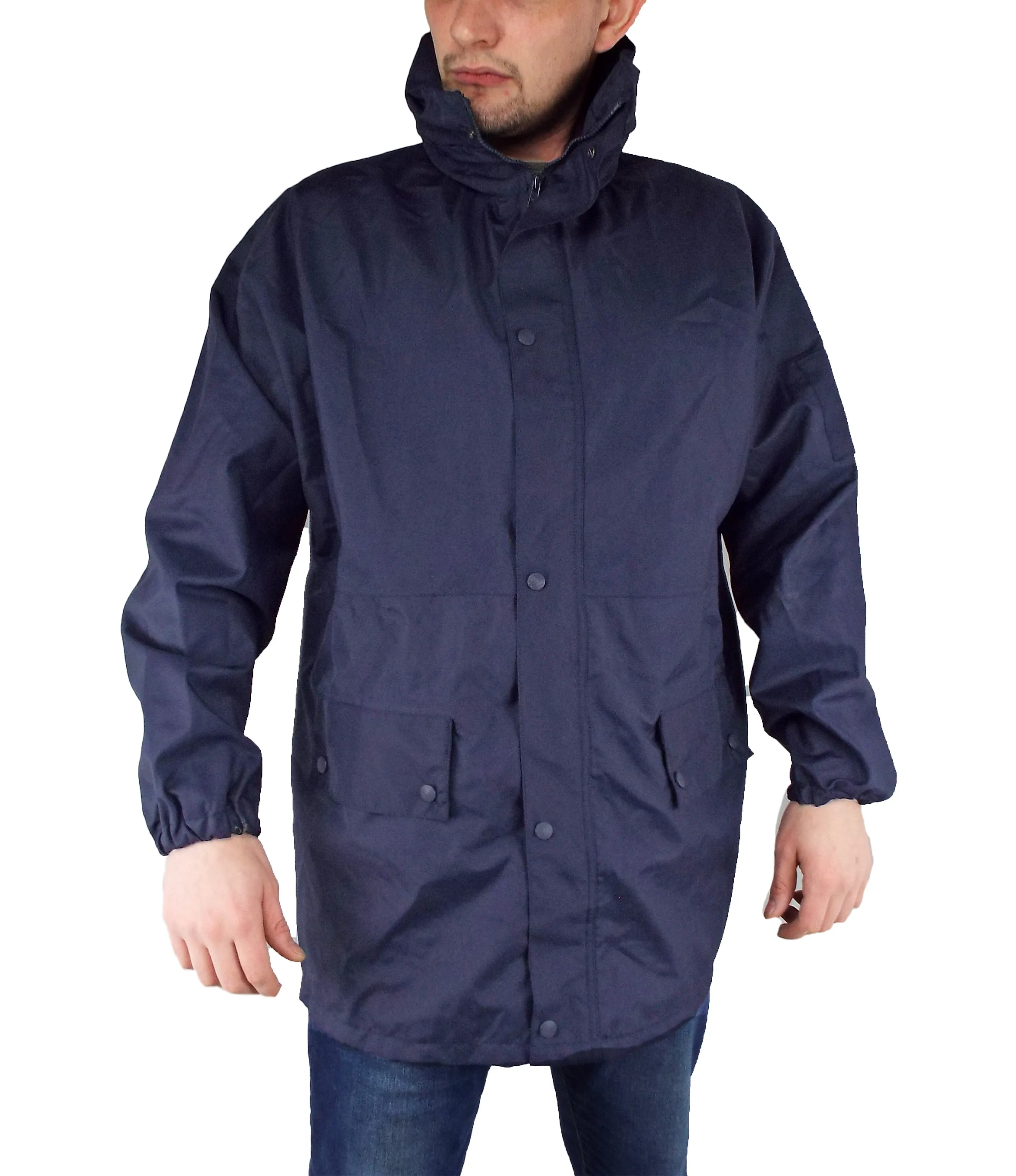 French - Navy Blue - Waterproof Lightweight Jacket - Grade 1