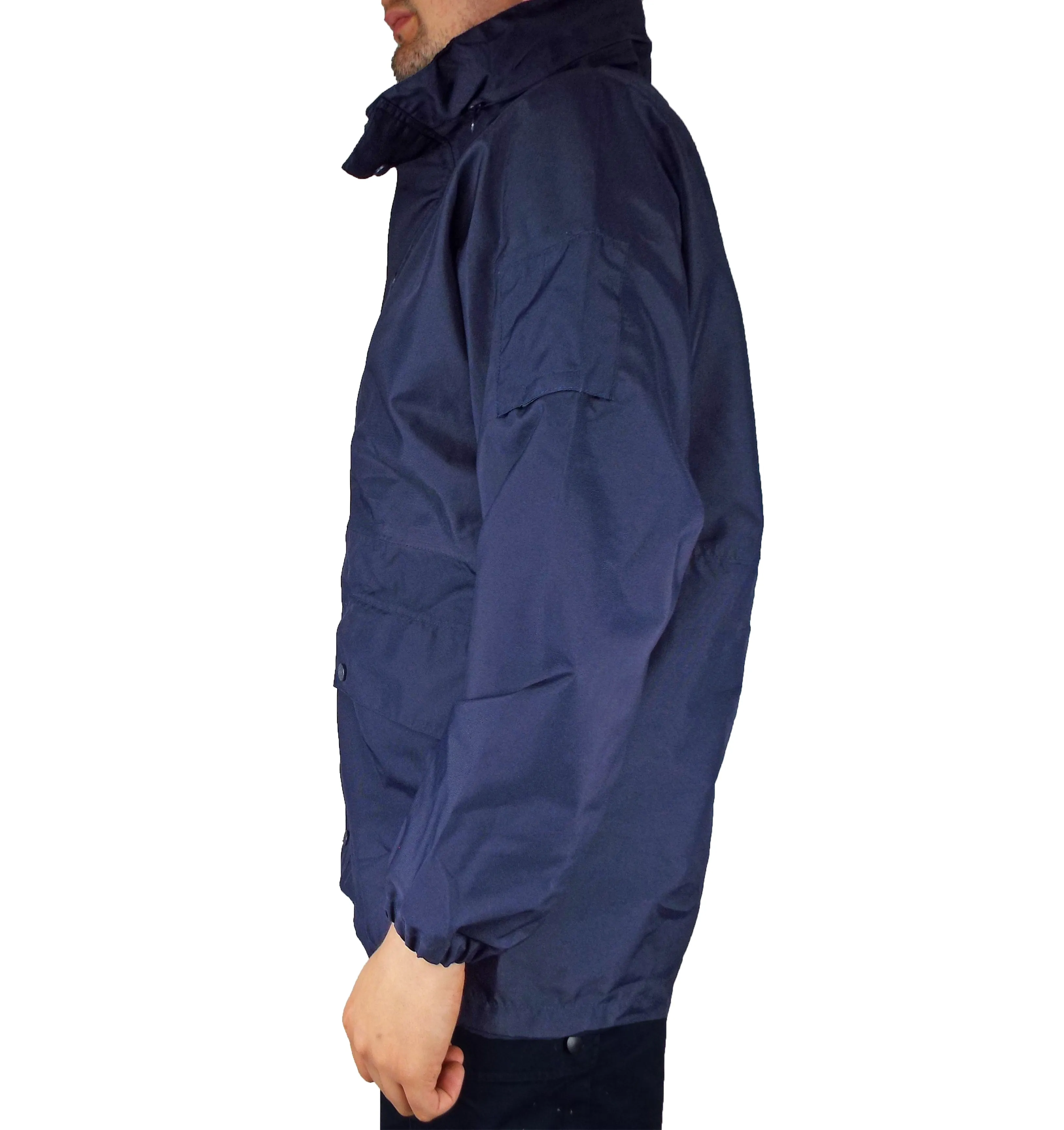 French - Navy Blue - Waterproof Lightweight Jacket - Grade 1