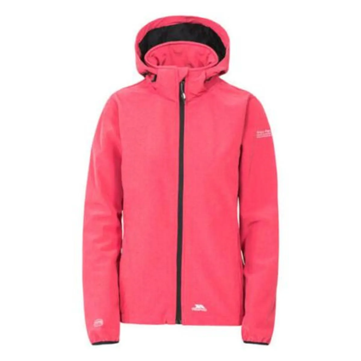 Game Ladies Trespass Ramona Softshell Waterproof Hooded Jacket - Raspberry