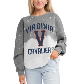 Gameday Couture Virginia Cavaliers Vintage Women's Gray Twice As Nice Pullover Sweatshirt