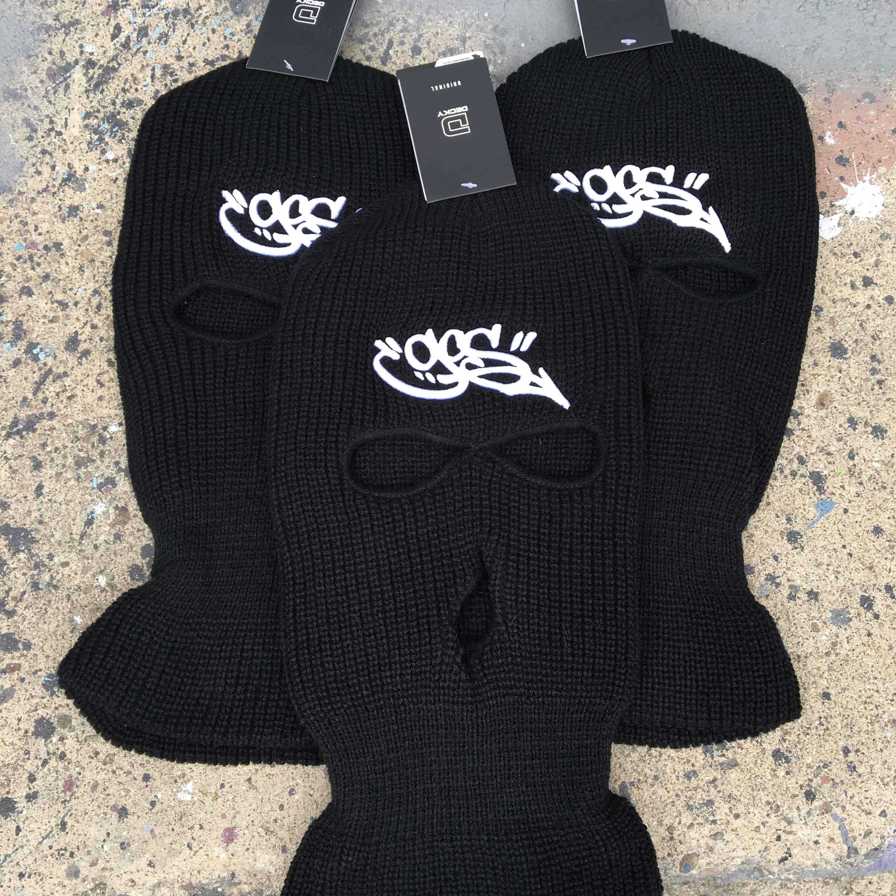 GCS Logo Ski Mask (black)