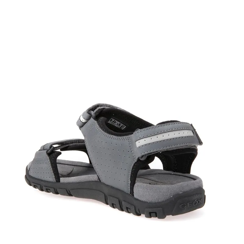 GEOX Mens Strada Sandals Stone/Light Grey