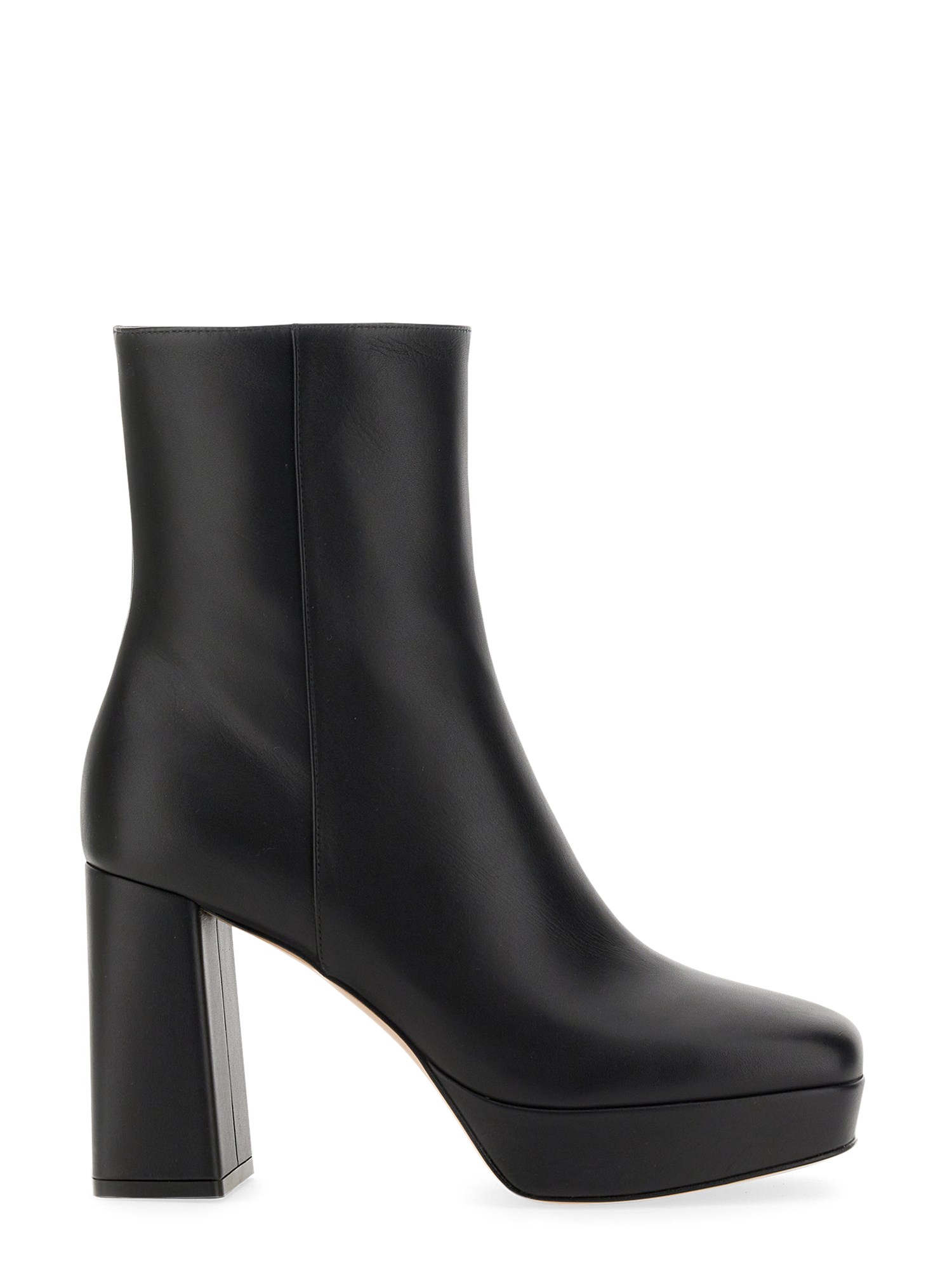 GIANVITO ROSSI    DAISEN LEATHER ANKLE BOOT