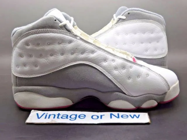 Girls' Nike Air Jordan XIII 13 White Spark Stealth Retro...