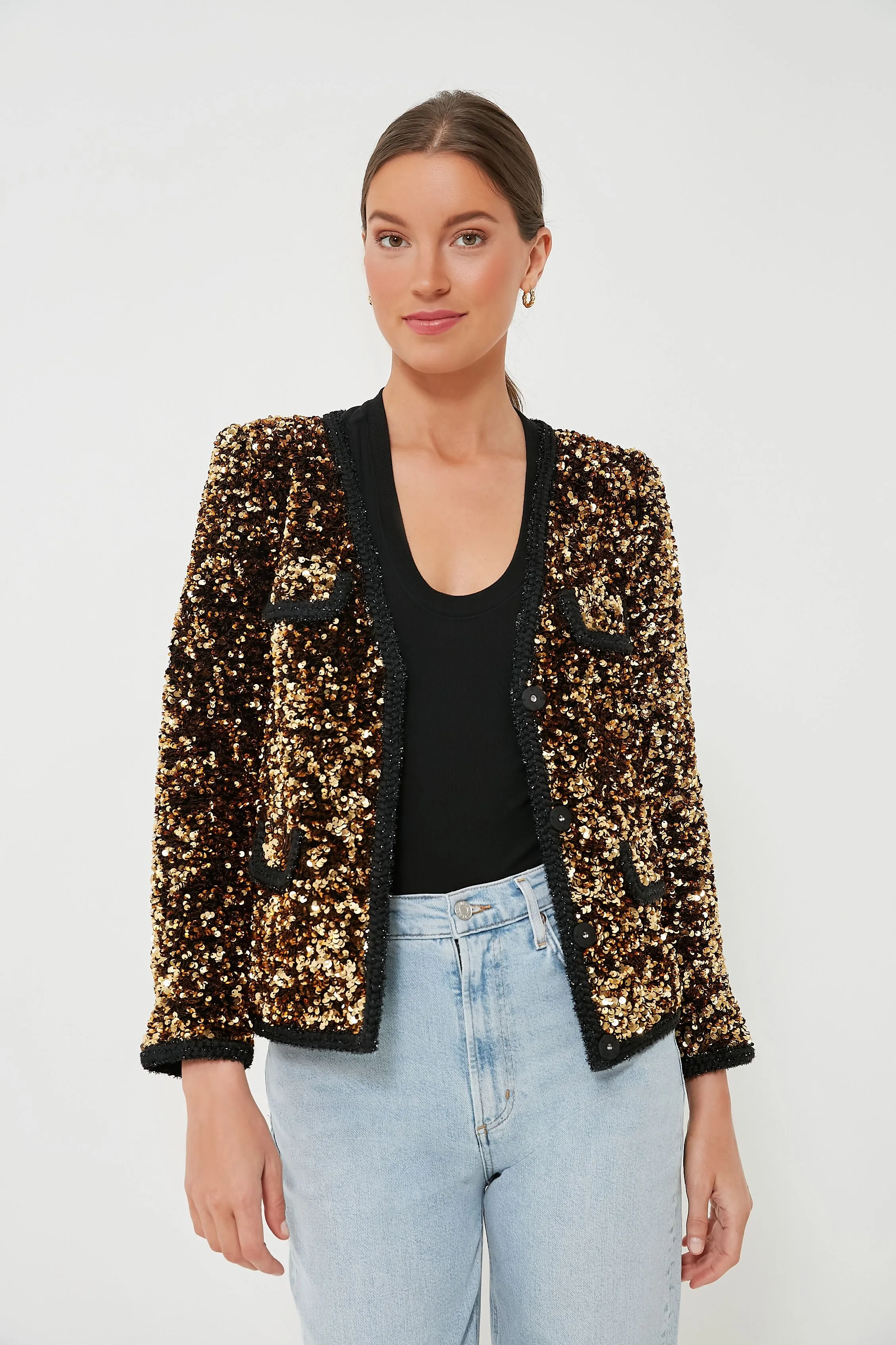 Gold Sequin Jacket