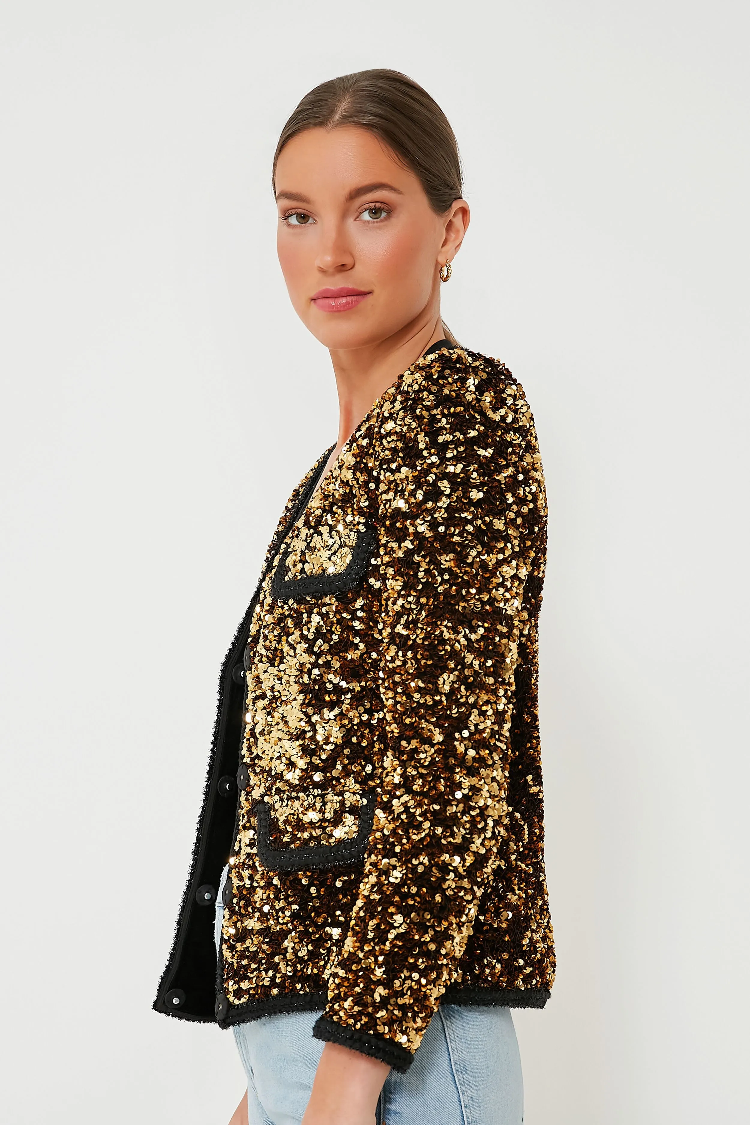 Gold Sequin Jacket