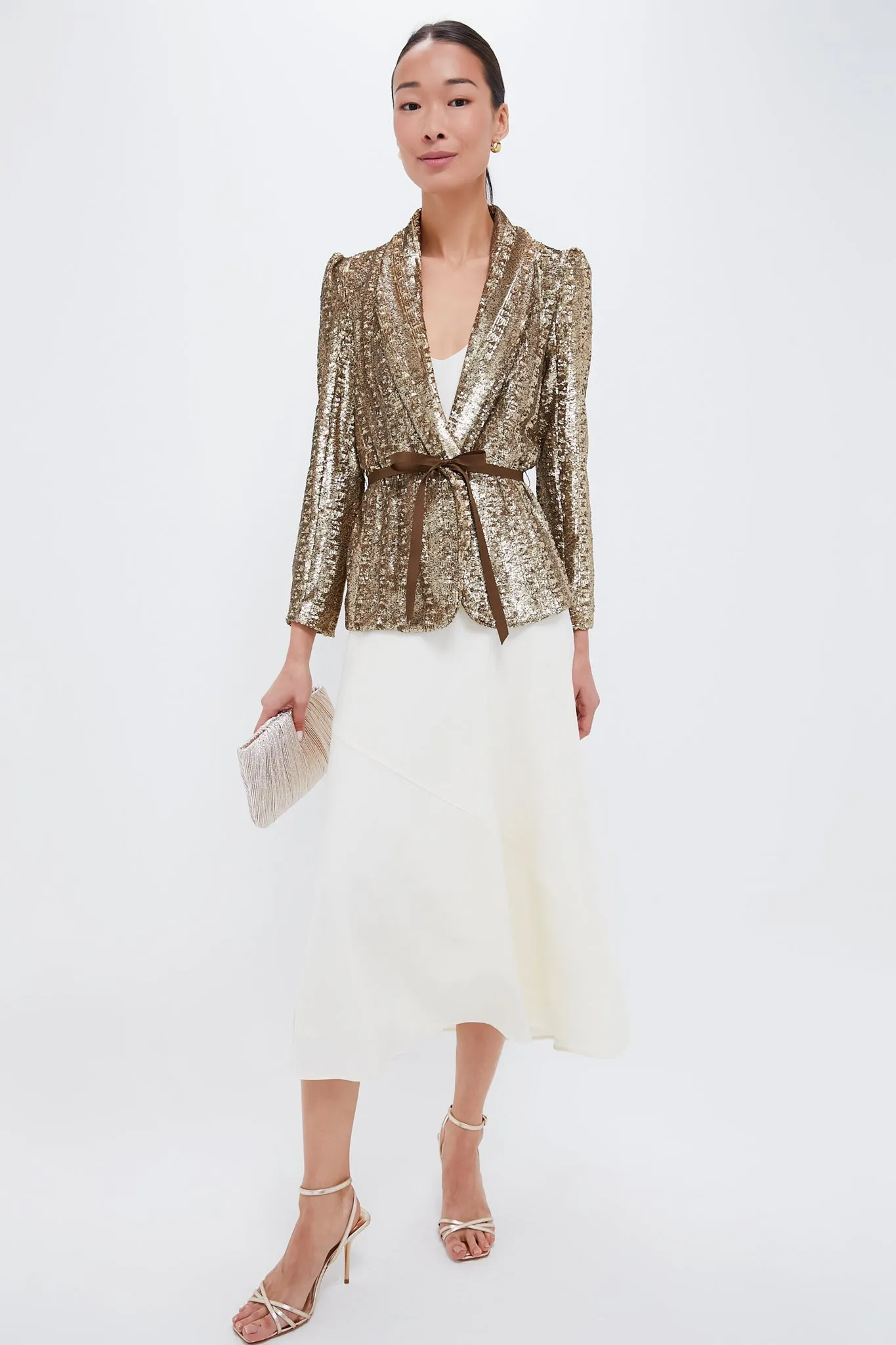 Gold Sequin Paris Jacket