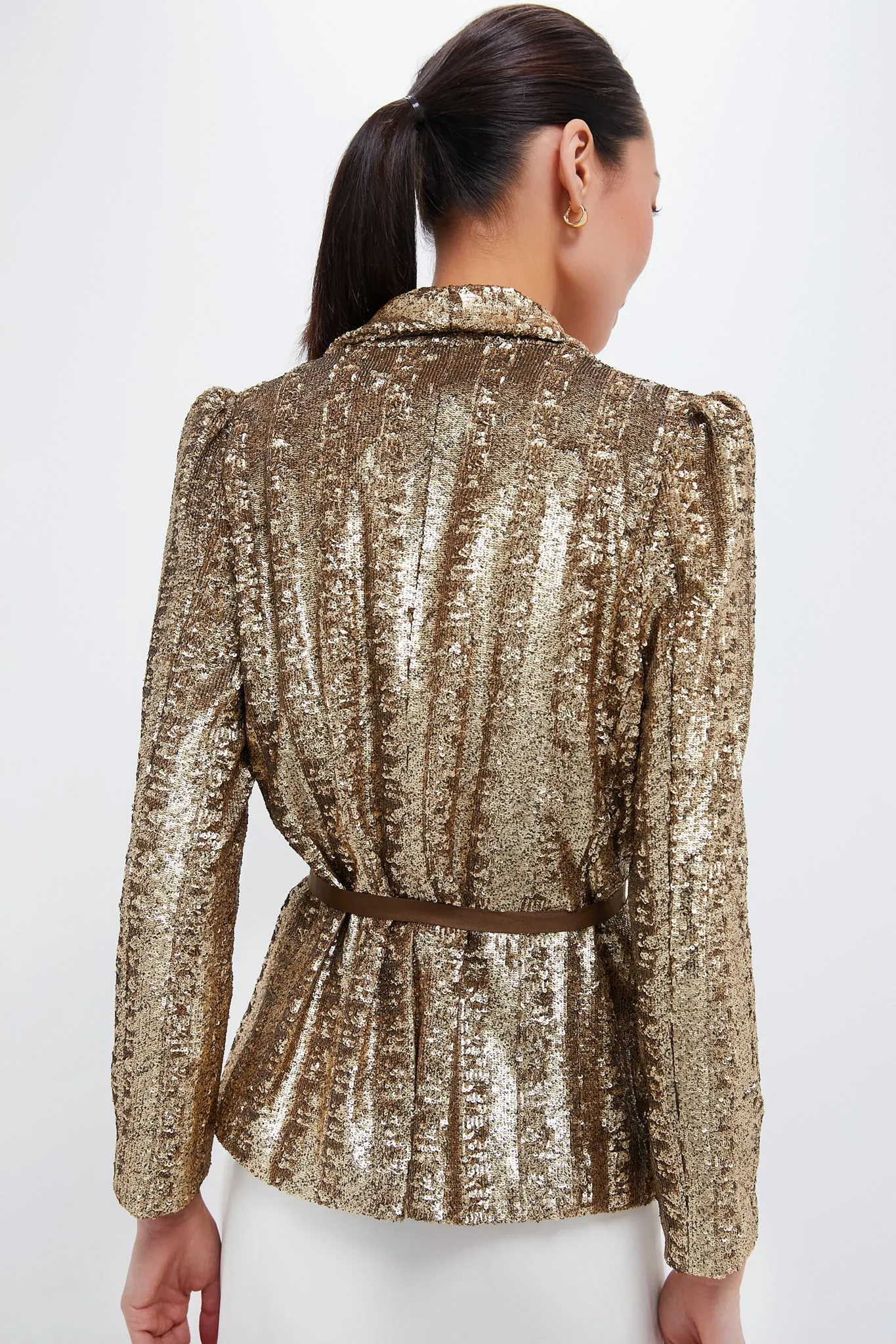 Gold Sequin Paris Jacket