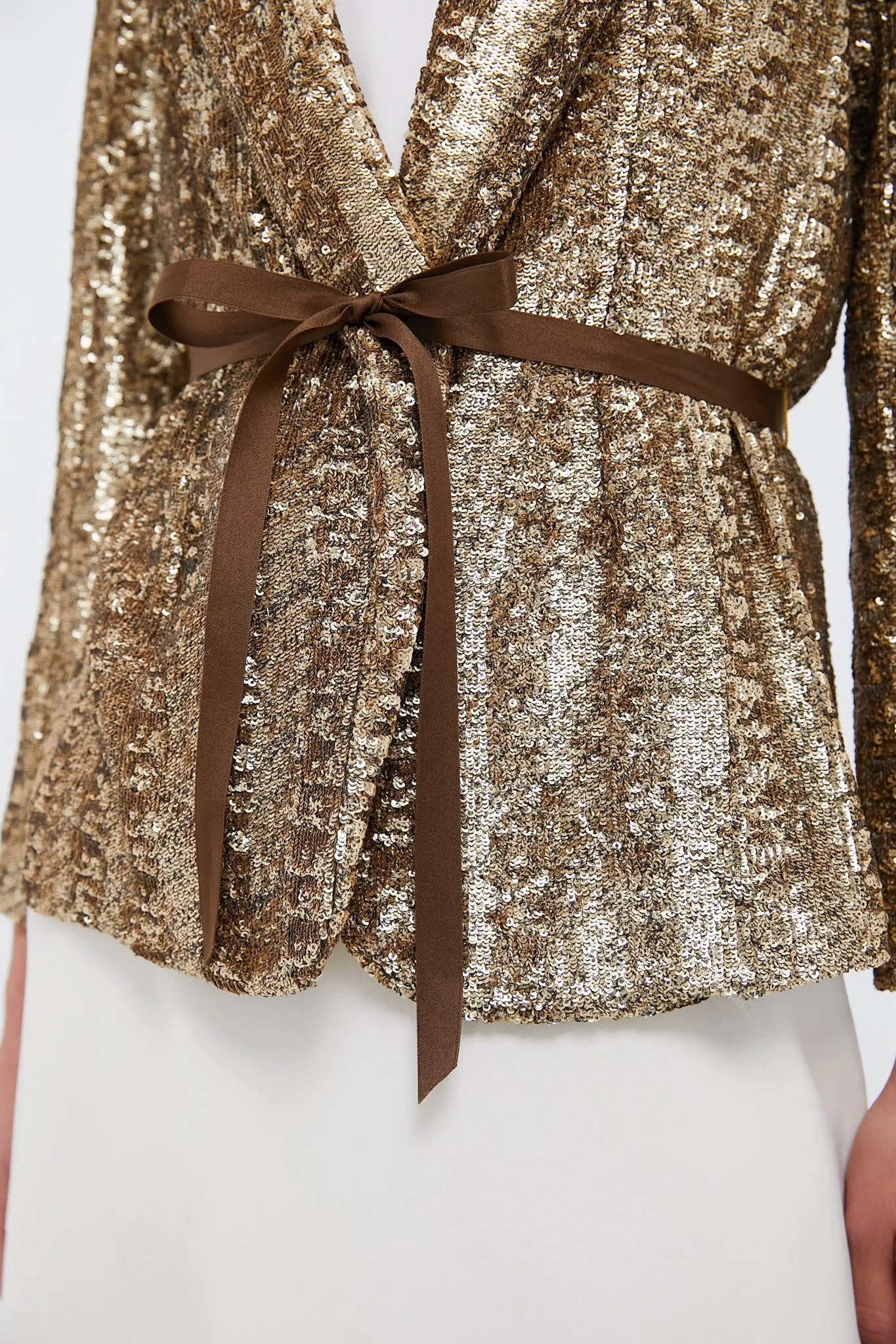 Gold Sequin Paris Jacket