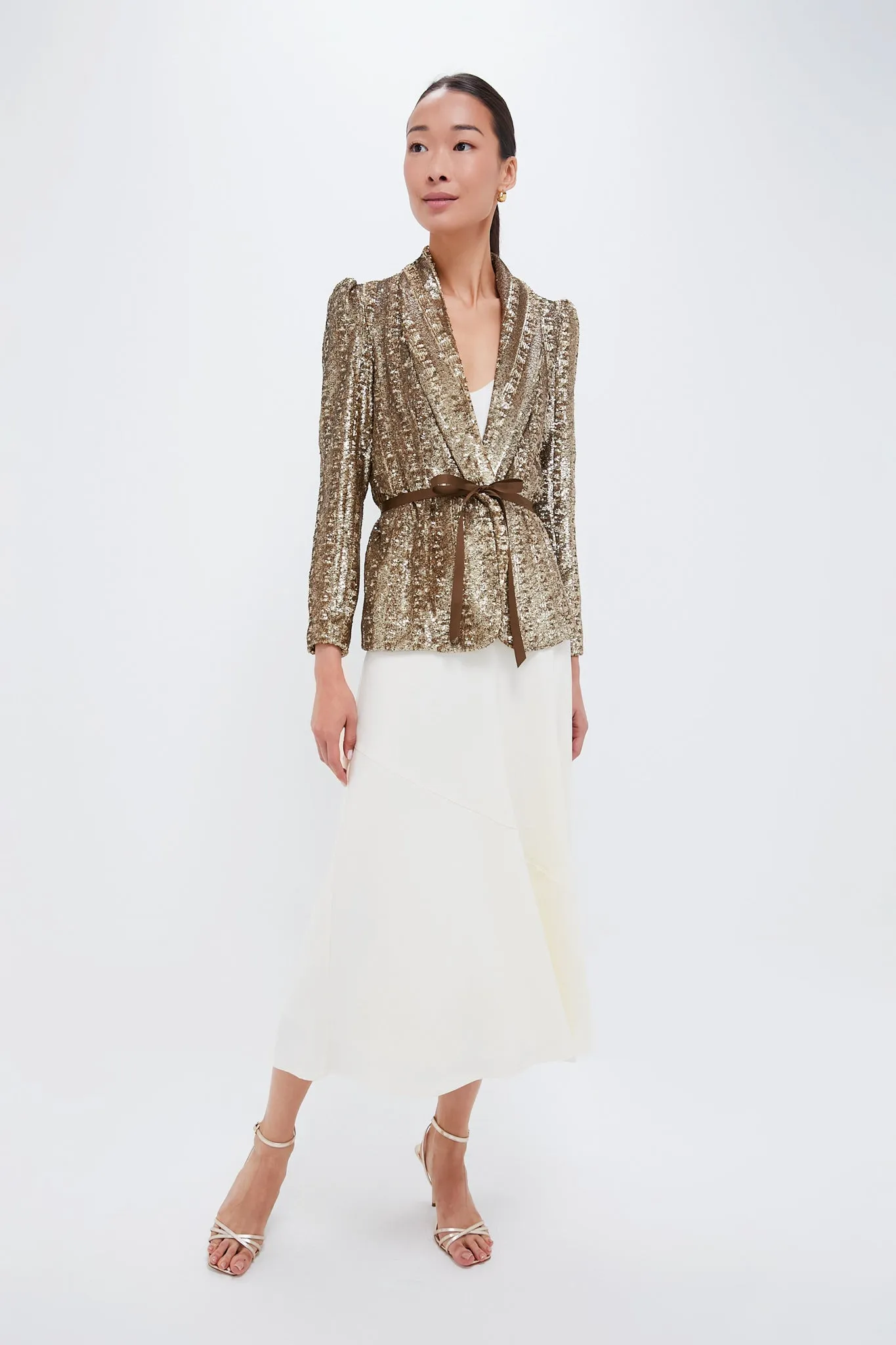 Gold Sequin Paris Jacket