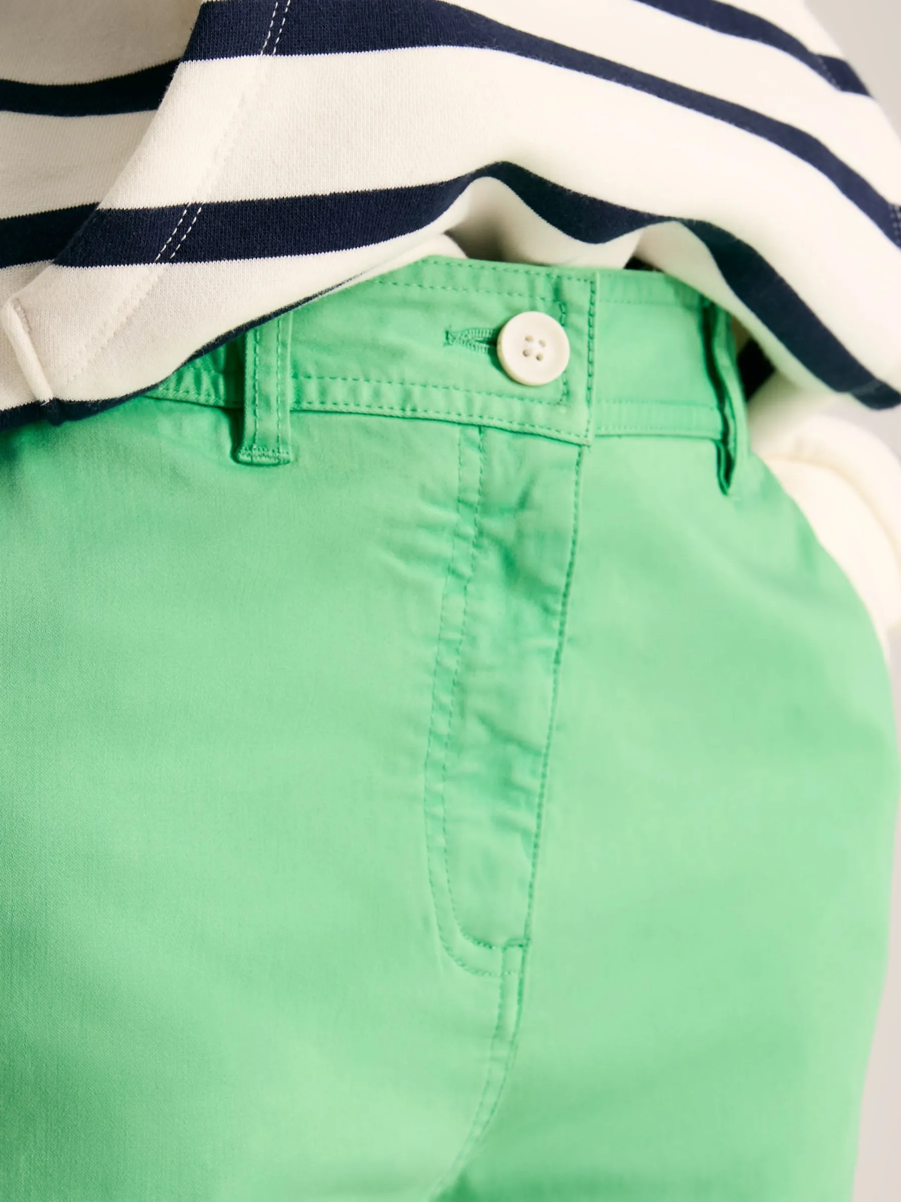 Green Chino Shorts