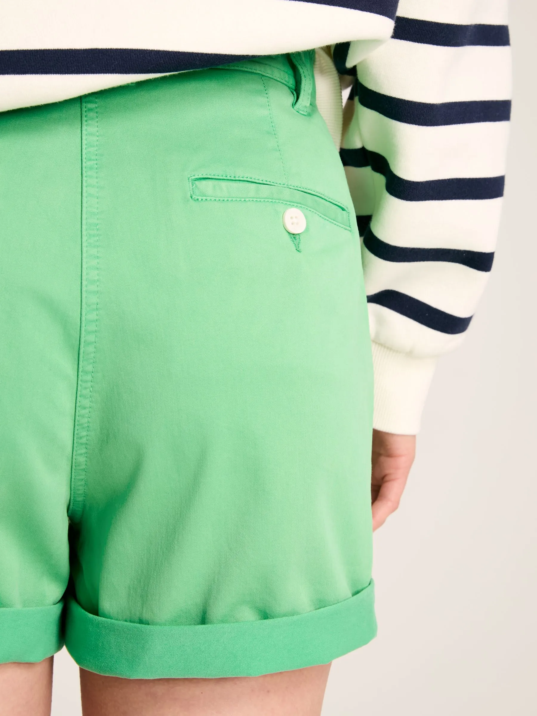 Green Chino Shorts