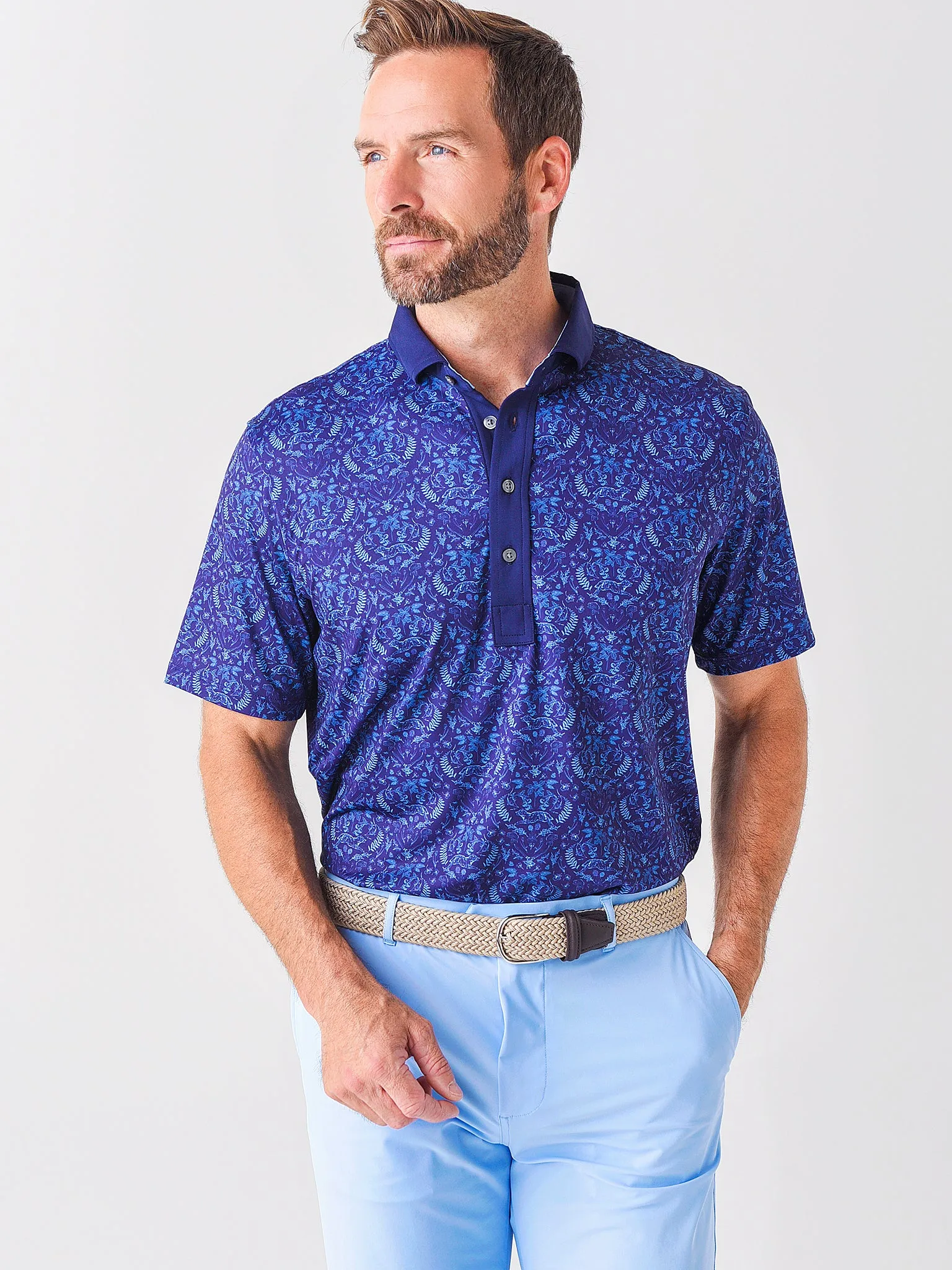     GREYSON  Men's Lake Curiosities Polo    