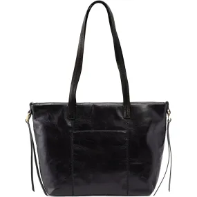 Hobo Cecily Tote Black Polished Leather