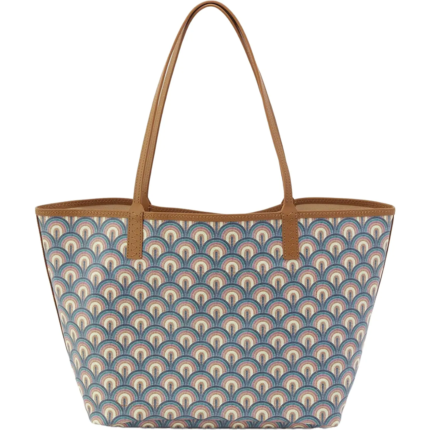 Hobo International All That Tote Teal Coated Canvas