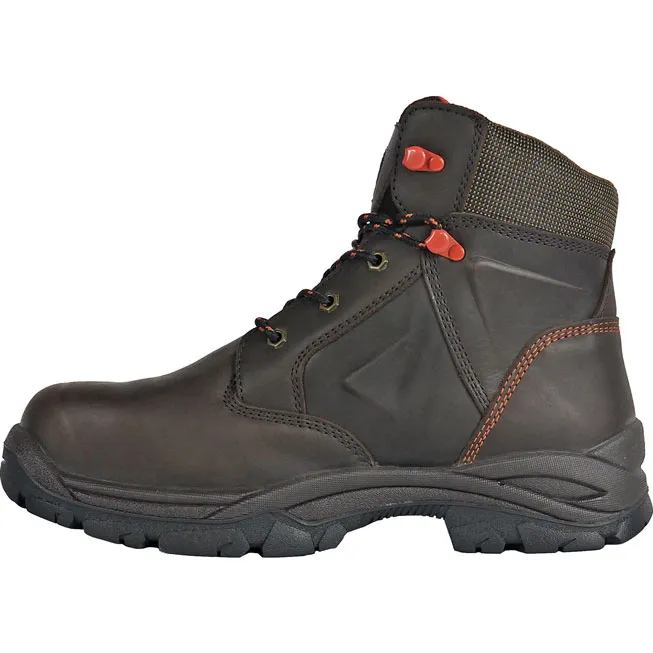 HOSS Hudson Men's 400G Insulated Composite Toe Electrical Hazard Puncture-Resisting Waterproof Leather Work Boot