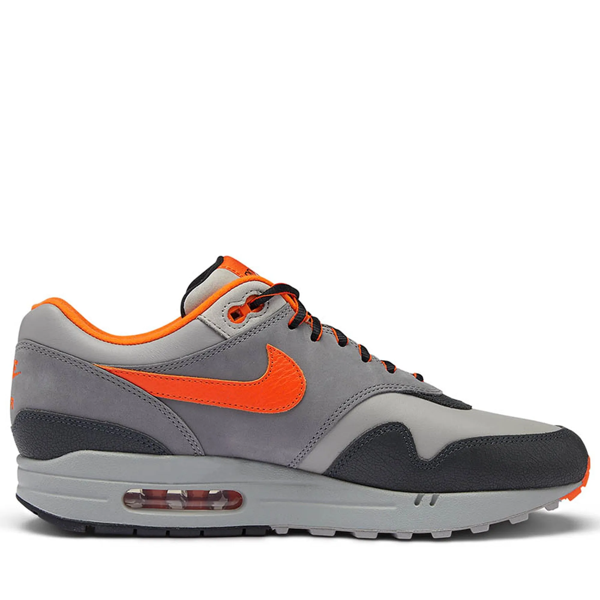 HUF x Nike Air Max 1 SP - Anthracite/Brilliant Orange