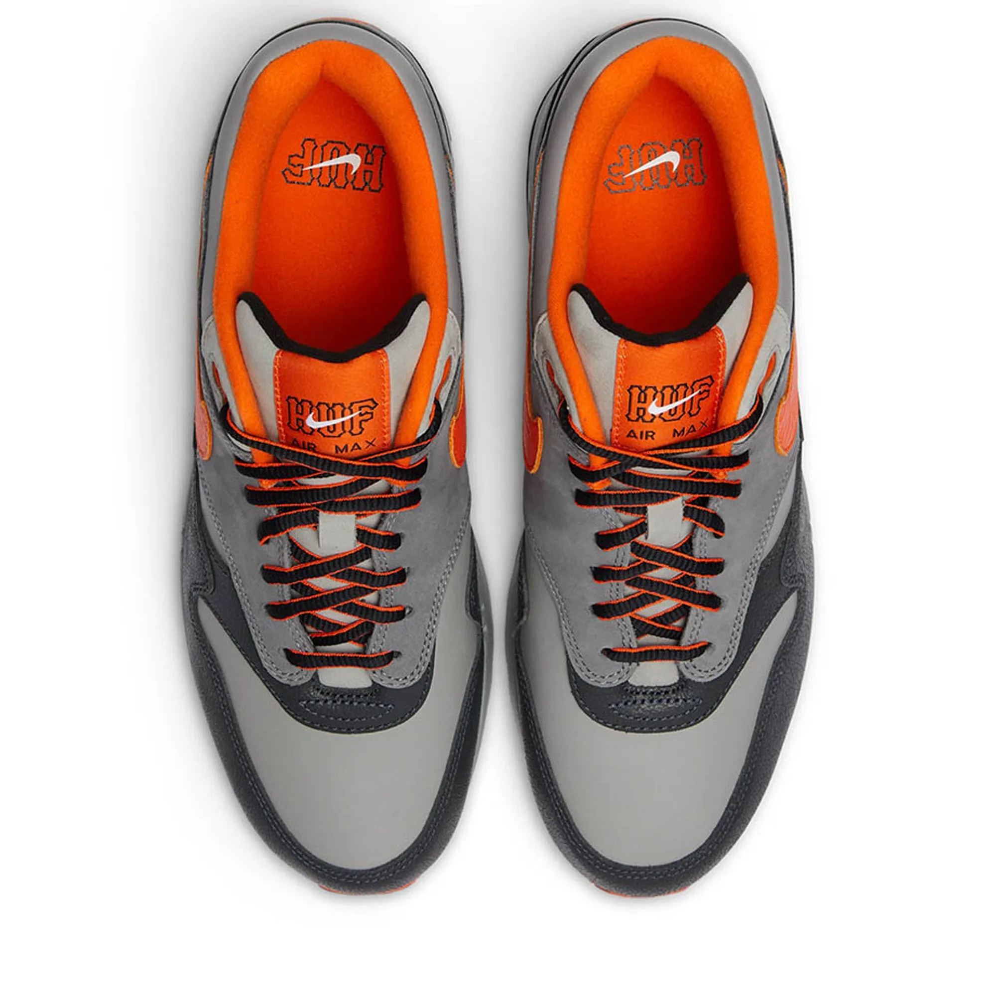 HUF x Nike Air Max 1 SP - Anthracite/Brilliant Orange