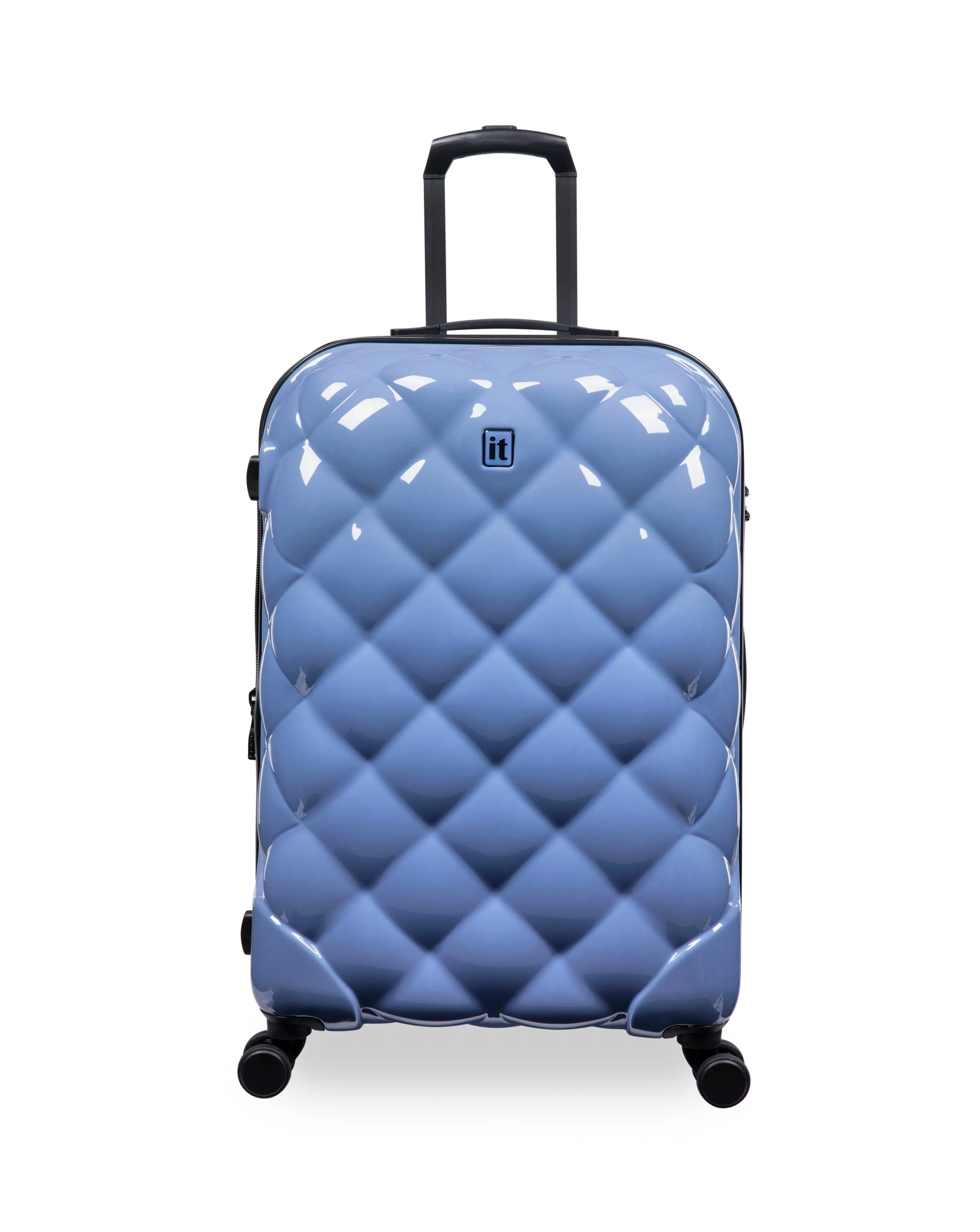 IT Luggage St Tropez Trois Elemental Blue 3pc Suitcase Set with TSA Lock | Simply Be