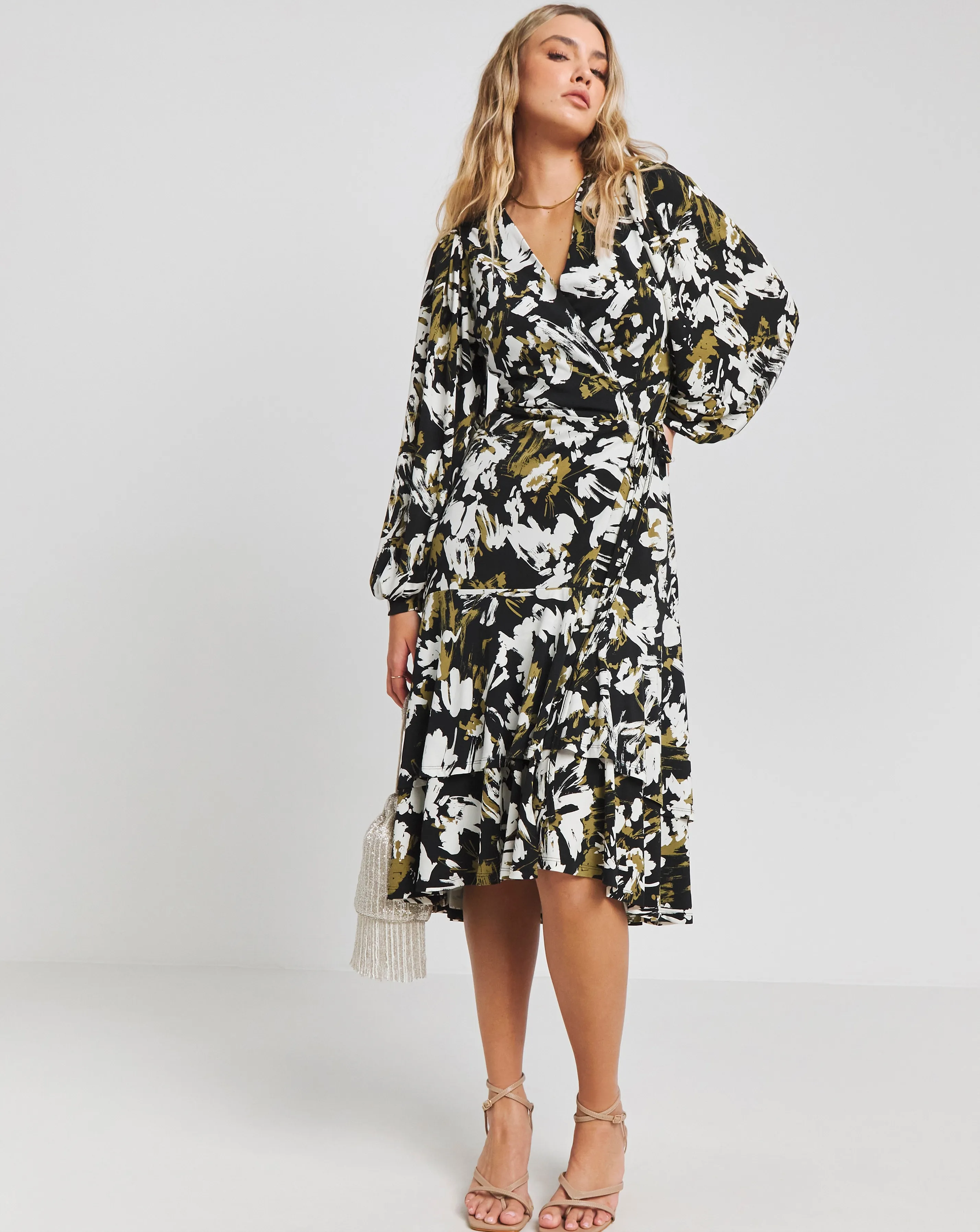 Joanna Hope Jersey Wrap Maxi Dress | Simply Be