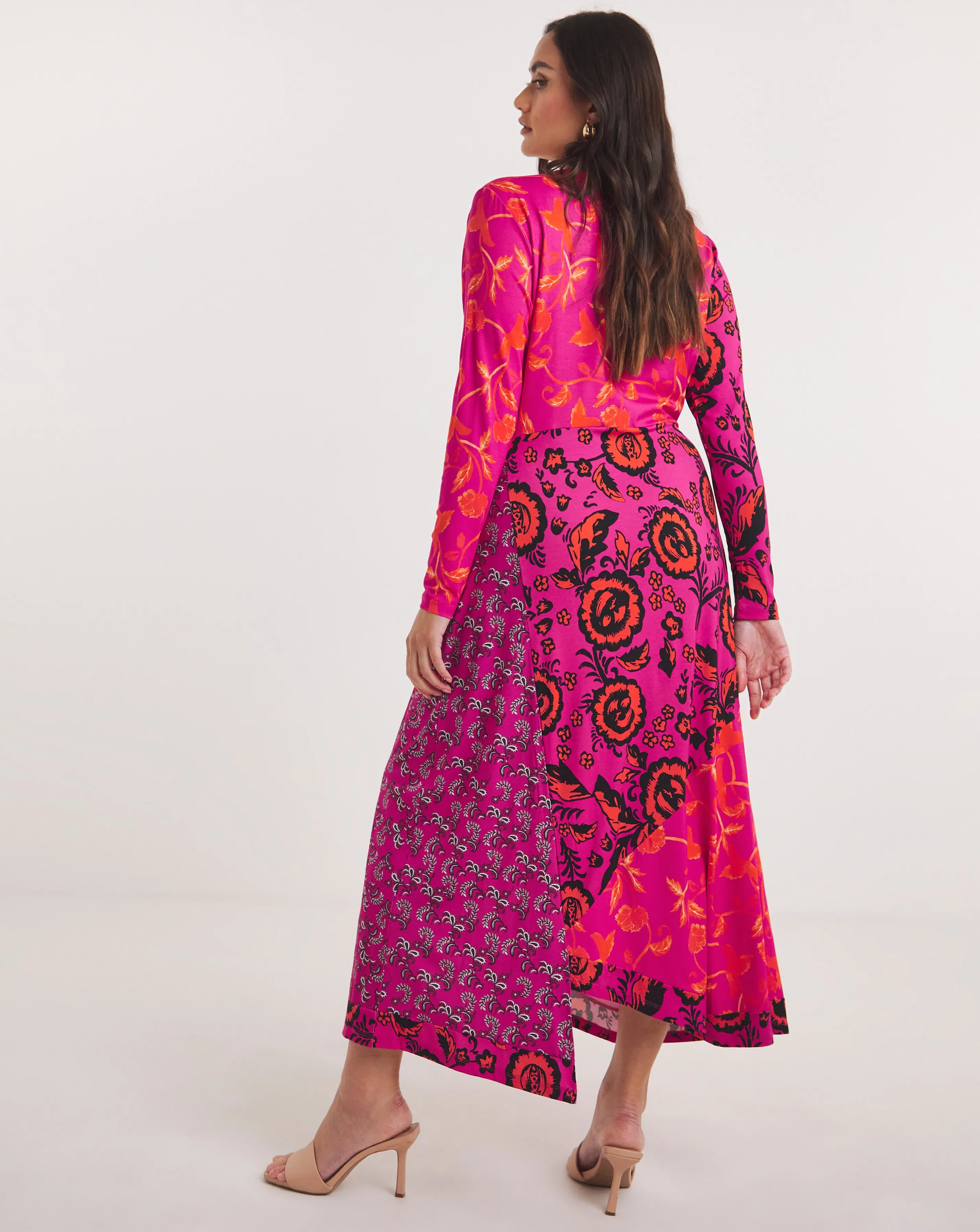 Joe Browns Pink Robyn Wrap Jersey Maxi Dress | Simply Be