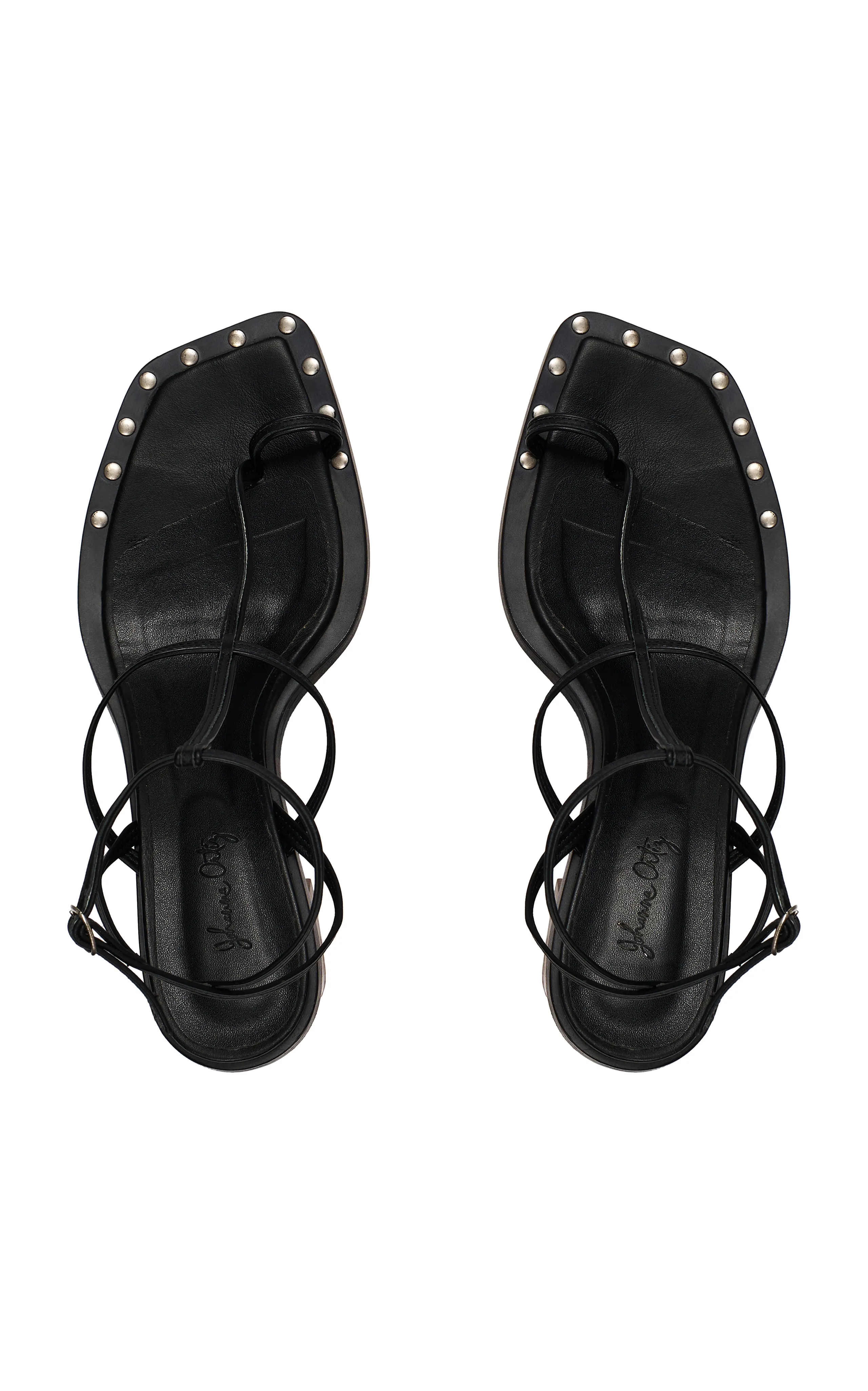 Johanna Ortiz The Maze Heeled Leather Sandals