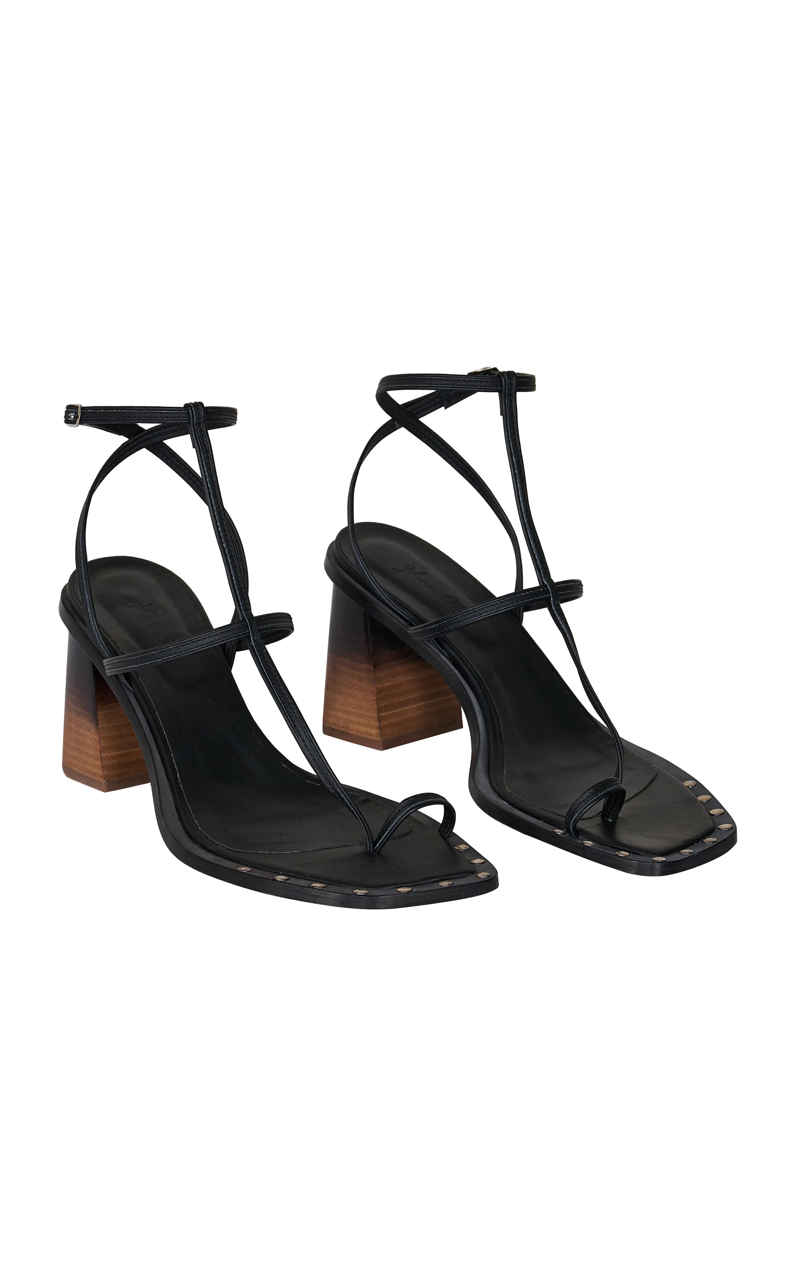 Johanna Ortiz The Maze Heeled Leather Sandals