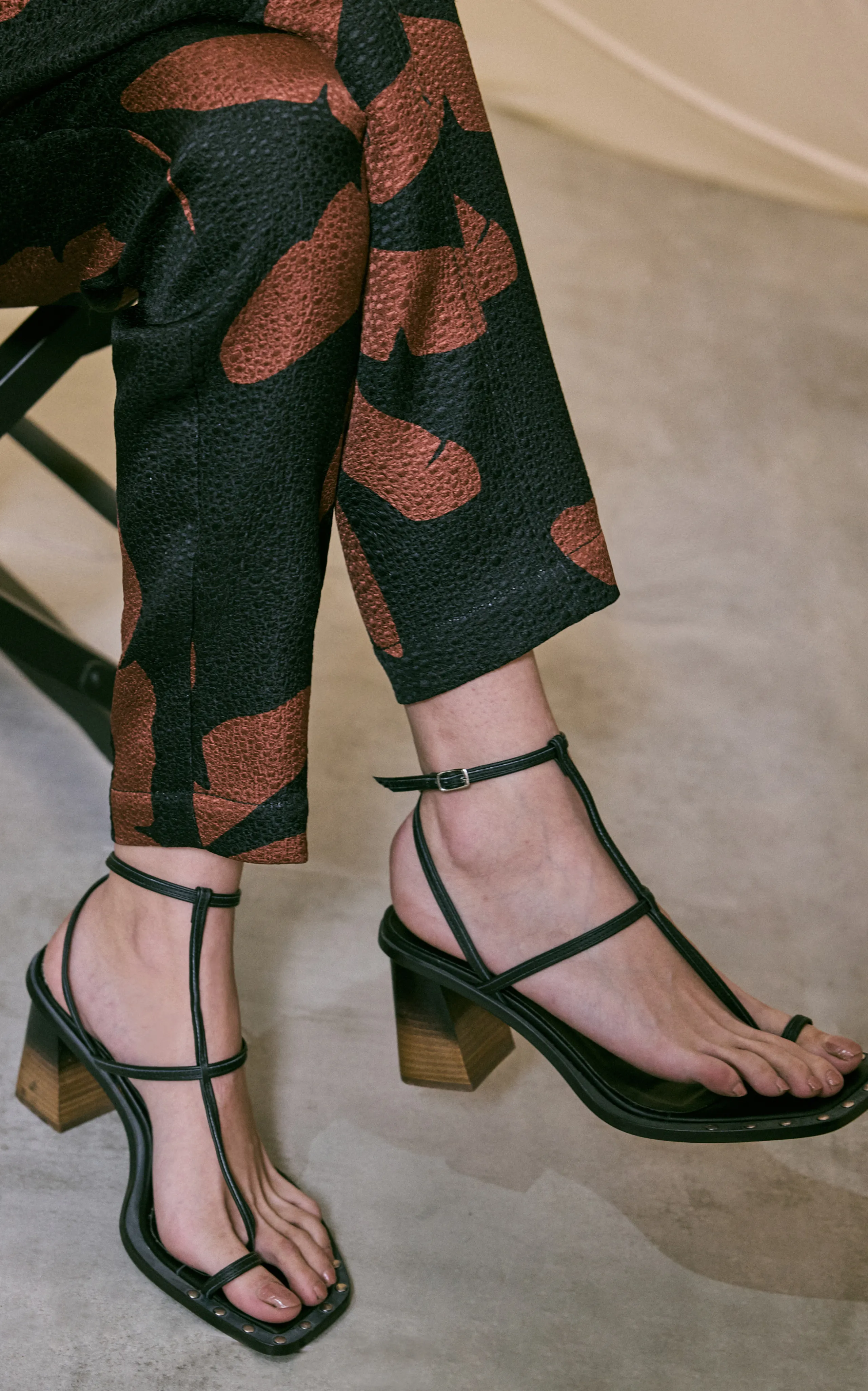 Johanna Ortiz The Maze Heeled Leather Sandals