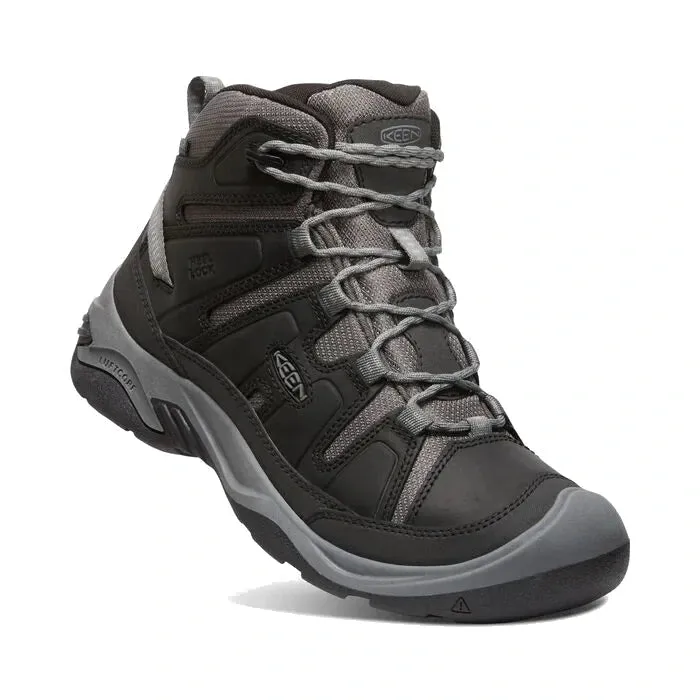 KEEN Men's Circadia Waterproof Boot - Black/Steel Gray