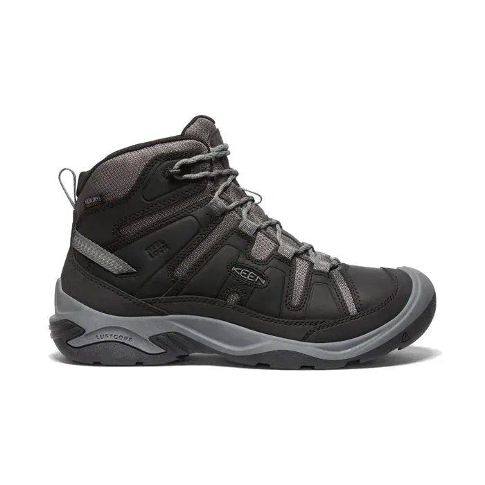 KEEN Men's Circadia Waterproof Boot - Black/Steel Gray