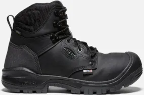 Keen Men's Waterproof Independence 6 Boot (Soft Toe) Size 10.5 Wide In Black