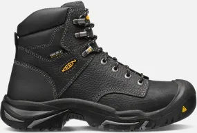 Keen Men's Waterproof Mt Vernon 6 Boot (Steel Toe) Size 14 Wide In Black