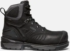 Keen Men's Waterproof Philadelphia 6 Boot (Carbon-Fiber Toe) Size 11.5 Wide In Black Steel Grey