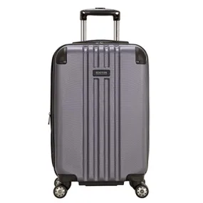 Kenneth Cole Reaction Reverb 20 Carry-On Expandable Luggage Lightweight Hardside 8-Wheel Spinner Travel Suitcase Bag, Smokey Pu