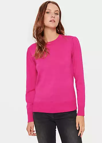 Kila Long Sleeve Shimmer Pullover by Saint Tropez | Look Again