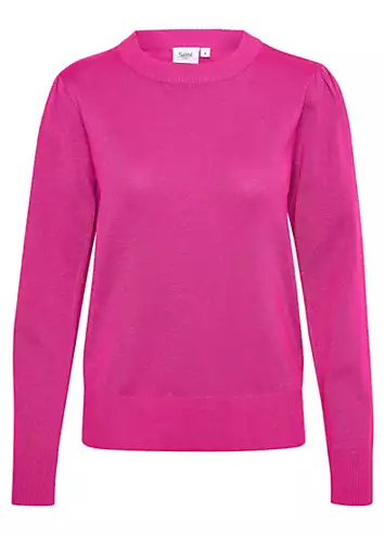 Kila Long Sleeve Shimmer Pullover by Saint Tropez | Look Again