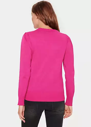 Kila Long Sleeve Shimmer Pullover by Saint Tropez | Look Again