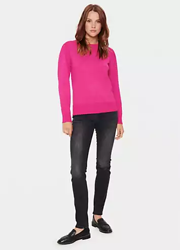 Kila Long Sleeve Shimmer Pullover by Saint Tropez | Look Again