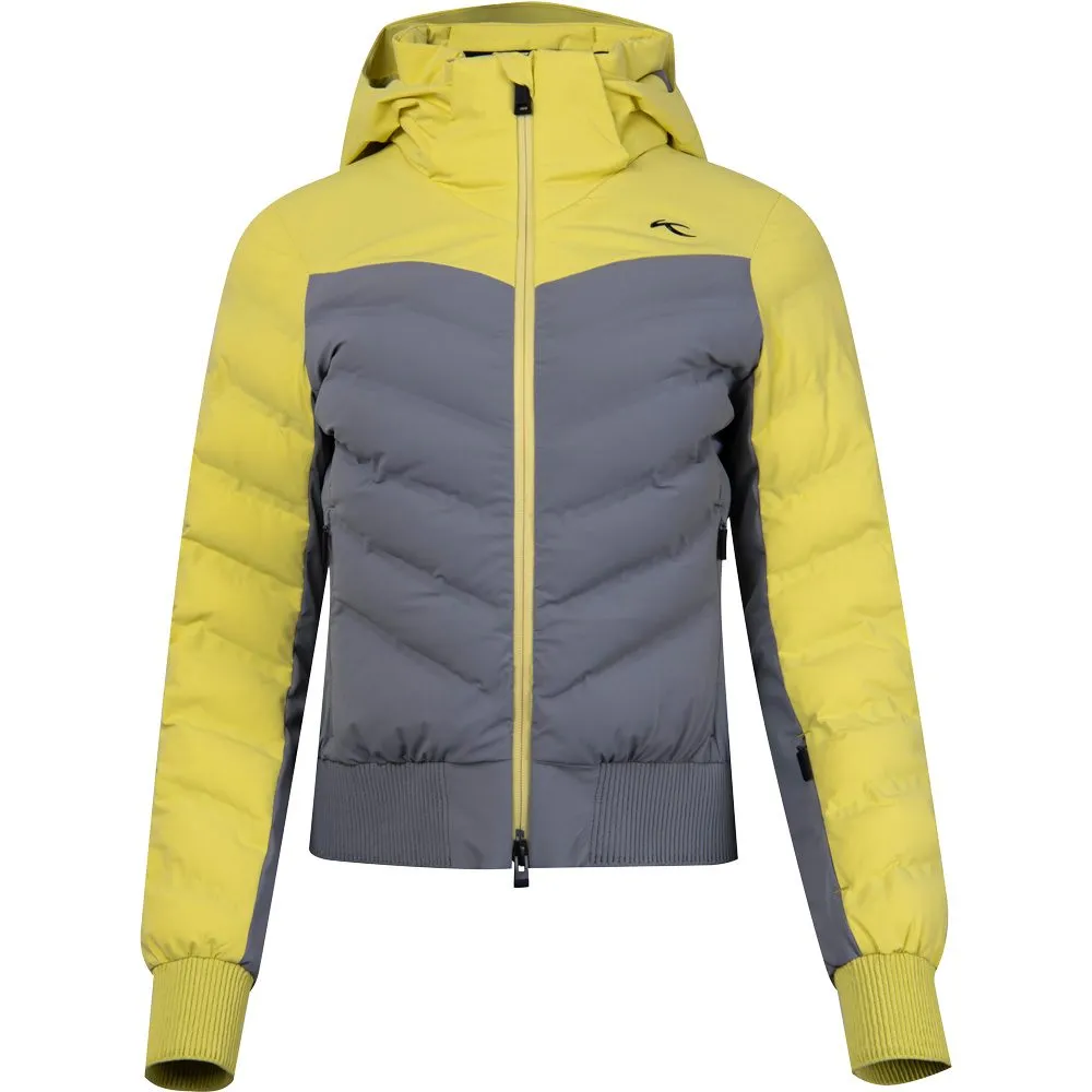 KJUS - Balance Ski Jacket Women sage grey lunar yellow