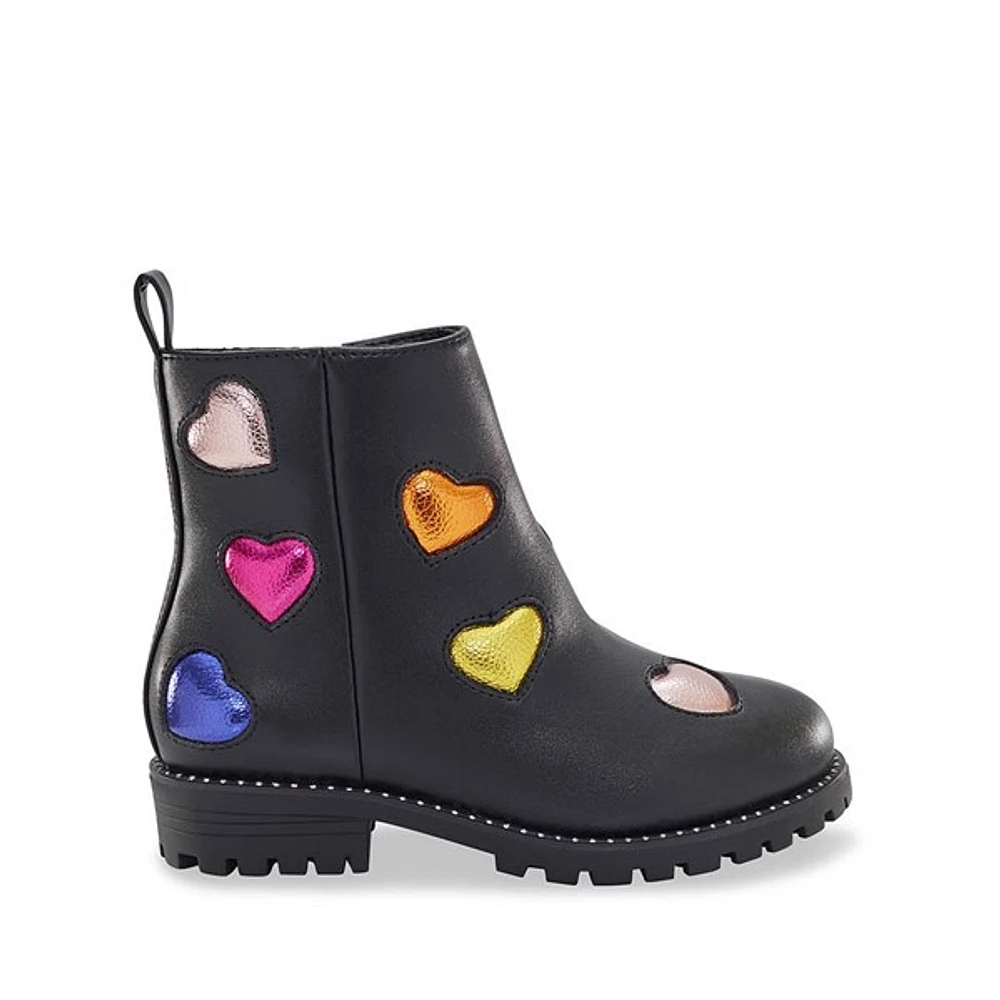 Kurt Geiger Chelsea Love Boot - Little Kid / Big Black Multicolor