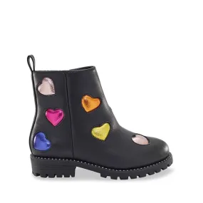 Kurt Geiger Chelsea Love Boot - Little Kid / Big Kid - Black / Multicolor