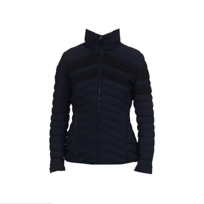 LADIES QUILTED JACKET FASHION BY CAVALLERIA TOSCANA COL. BLUE