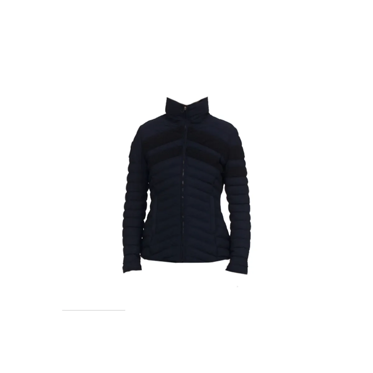 LADIES QUILTED JACKET FASHION BY CAVALLERIA TOSCANA COL. BLUE